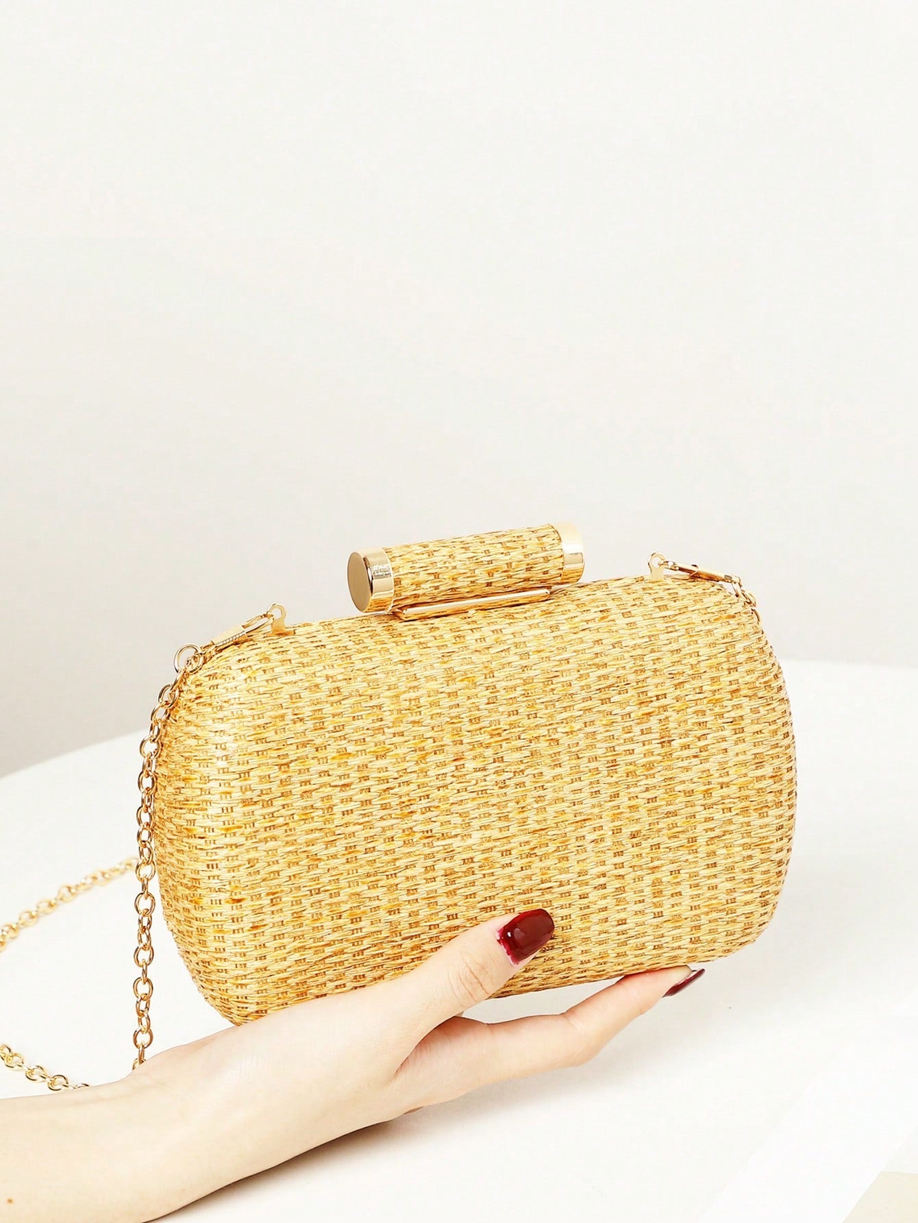 Bolsa De Palha Clutch - Seraphina - Maharu