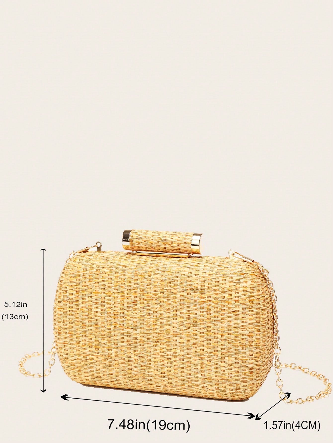 Bolsa De Palha Clutch - Seraphina - Maharu