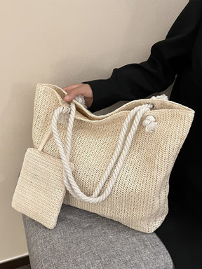 Bolsa de Palha Leve e Casual - Maharu