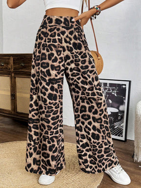 Calça Feminina Pantalona - Animal Print - Maharu