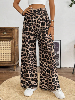 Calça Feminina Pantalona - Animal Print - Maharu