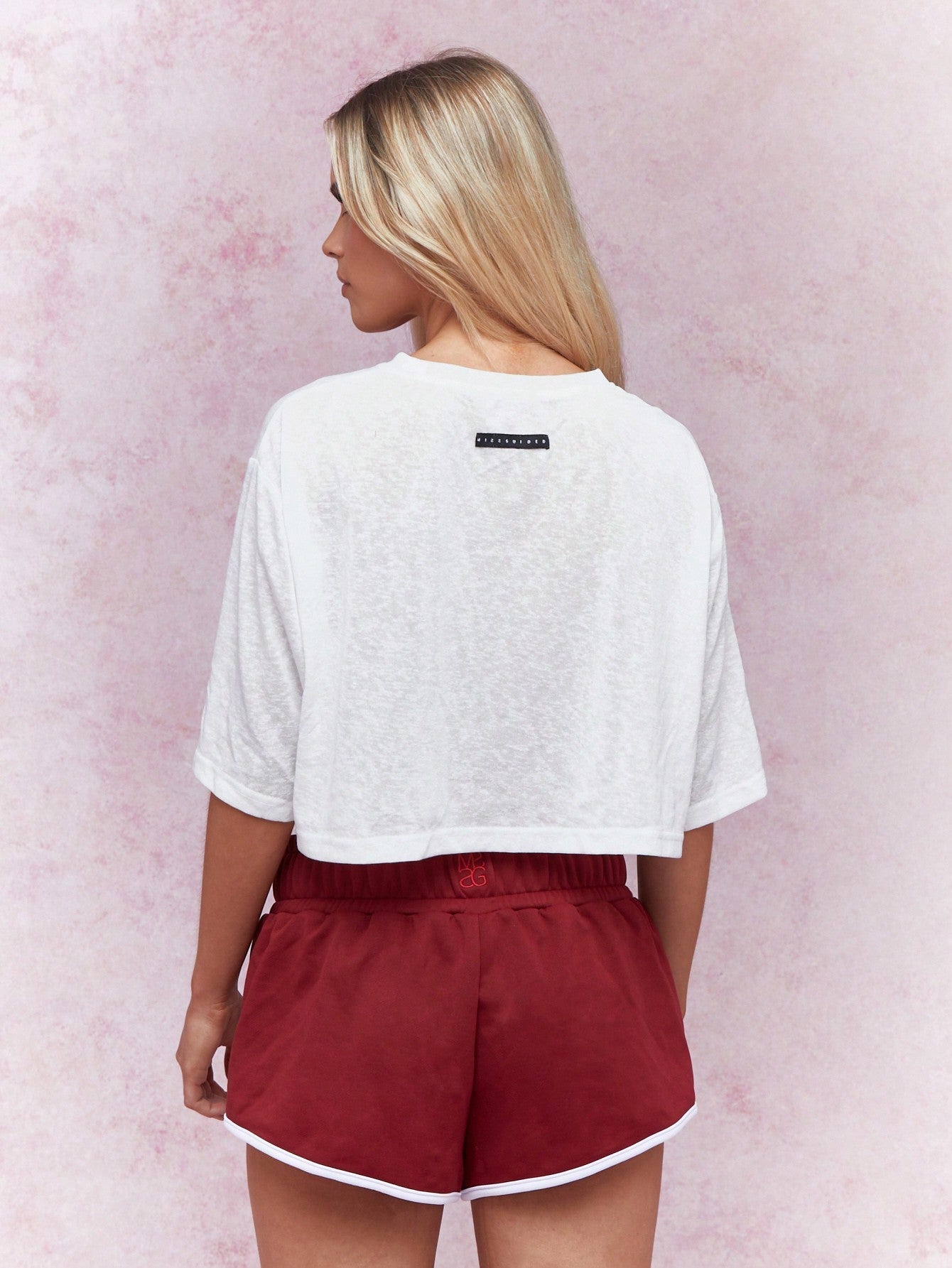 Camiseta Cropped Oversized Beach - Maharu