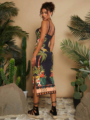 Vestido Midi de Alças - Aloha - Maharu