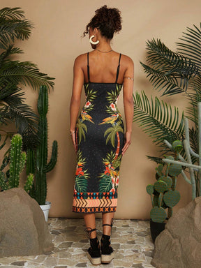 Vestido Midi de Alças - Aloha - Maharu