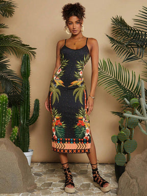 Vestido Midi de Alças - Aloha - Maharu