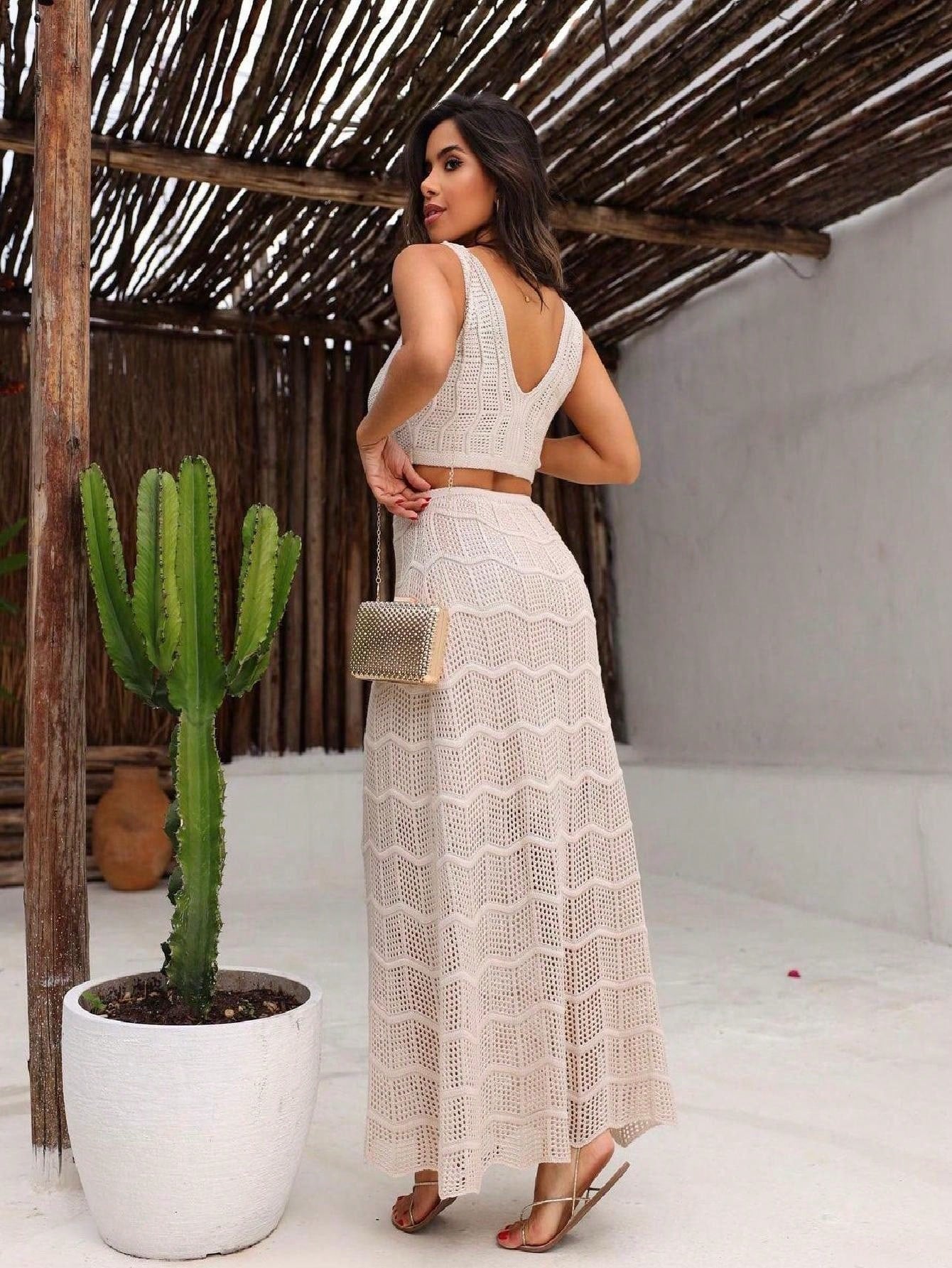 Vestido em Crochê - Otávia - Maharu